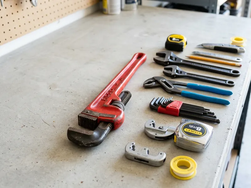 Professional plumbers in Patrick Springs, VA equipped with top-tier tools for residential and commercial plumbing services.